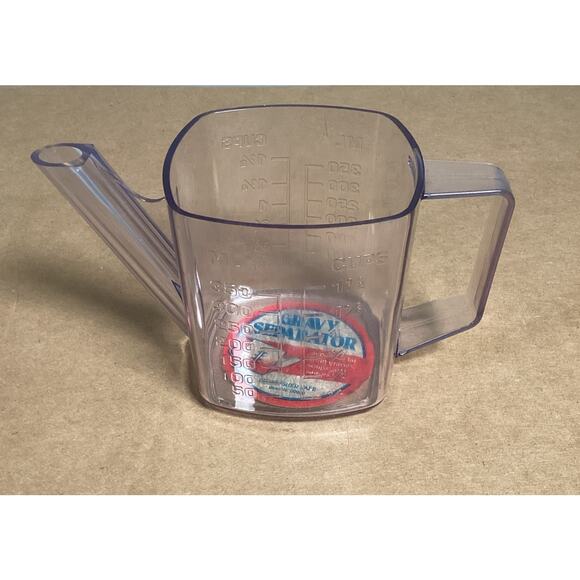 Vintage Plastic Gravy Separator - 1 1/2 Cups/350 ML - New - #00033 - Picture 1 of 6